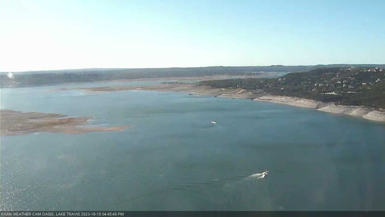 Lake Travis webcam, October 15, 2023 4:45 PM CT