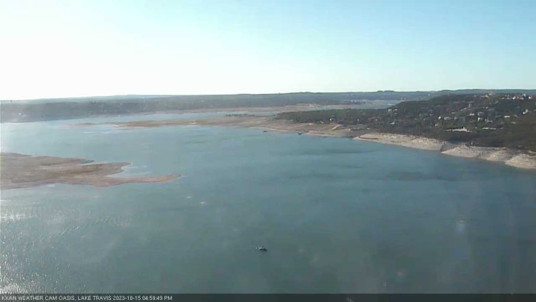 Lake Travis webcam, October 15, 2023 5:00 PM CT