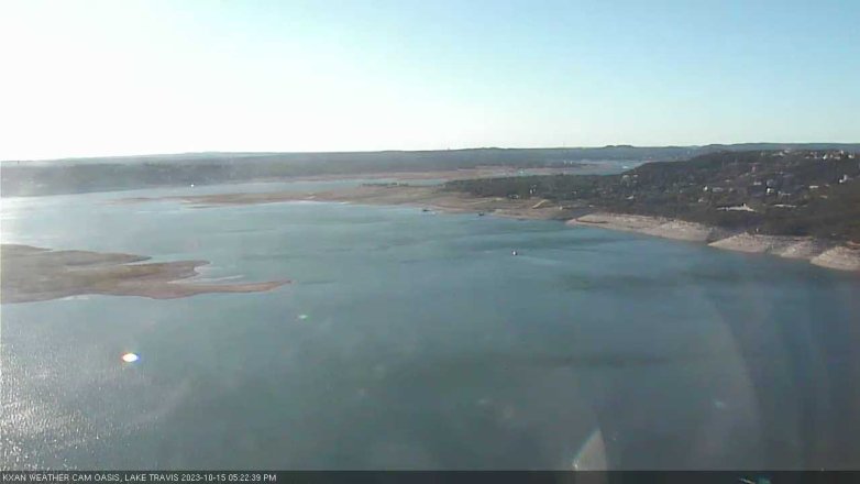 Lake Travis webcam, October 15, 2023 5:25 PM CT