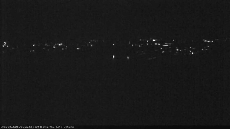 Lake Travis webcam, October 15, 2023 11:45 PM CT