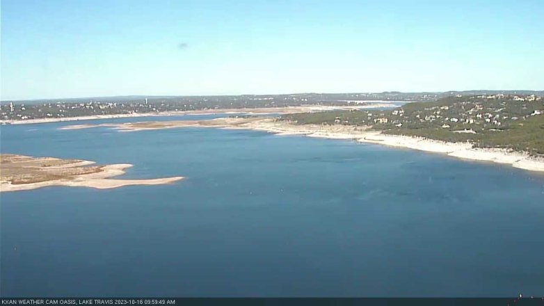 Lake Travis webcam, October 16, 2023 10:00 AM CT