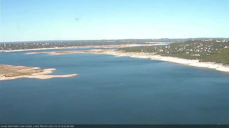 Lake Travis webcam, October 16, 2023 10:25 AM CT