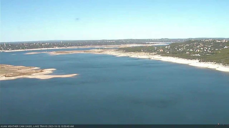 Lake Travis webcam, October 16, 2023 11:00 AM CT