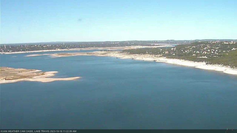 Lake Travis webcam, October 16, 2023 11:25 AM CT