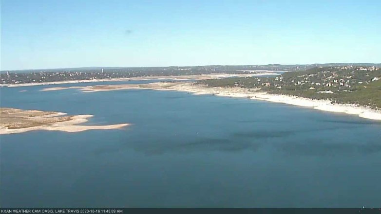 Lake Travis webcam, October 16, 2023 11:45 AM CT