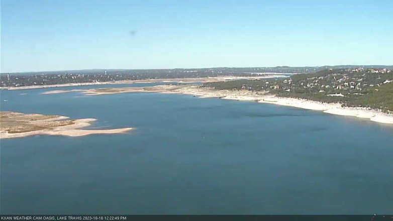 Lake Travis webcam, October 16, 2023 12:25 PM CT