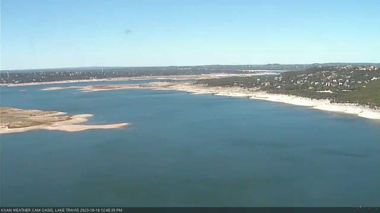 Lake Travis webcam, October 16, 2023 12:45 PM CT