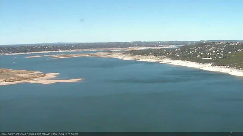 Lake Travis webcam, October 16, 2023 1:00 PM CT