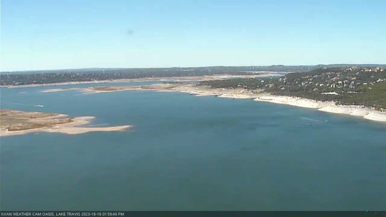 Lake Travis webcam, October 16, 2023 2:00 PM CT