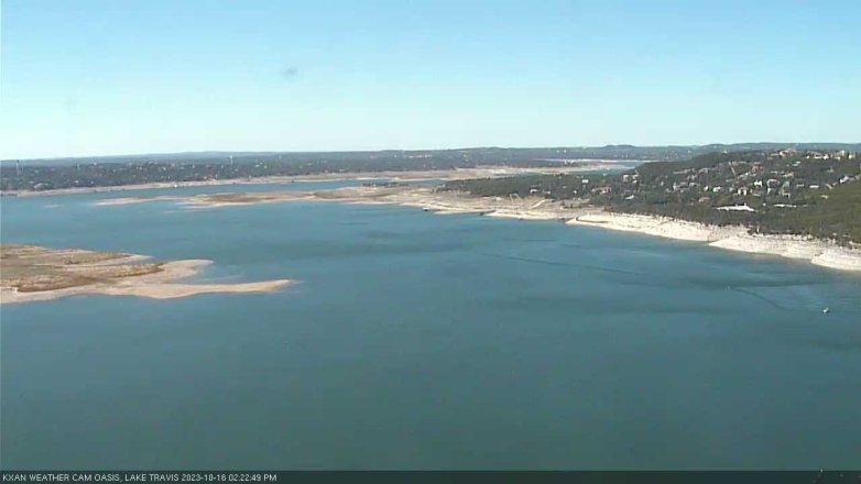 Lake Travis webcam, October 16, 2023 2:25 PM CT