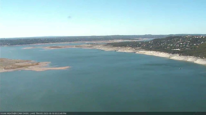 Lake Travis webcam, October 16, 2023 3:25 PM CT