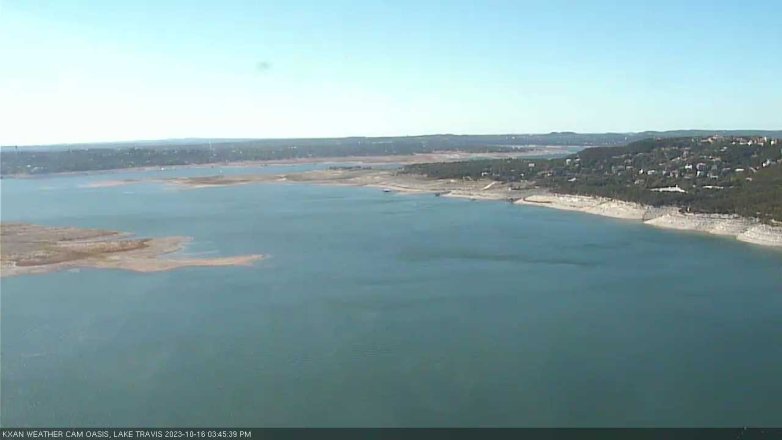 Lake Travis webcam, October 16, 2023 3:45 PM CT