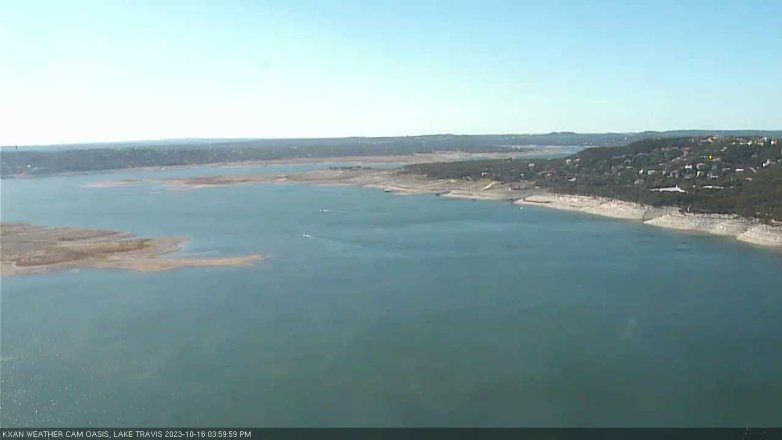 Lake Travis webcam, October 16, 2023 4:00 PM CT