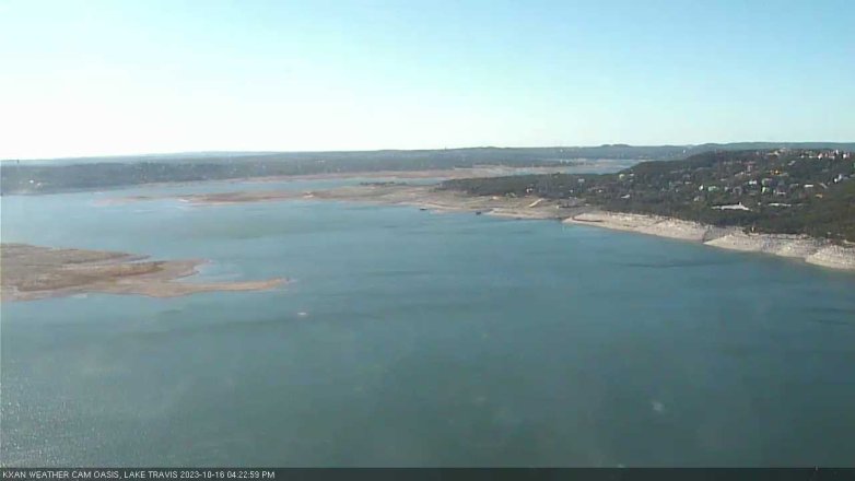 Lake Travis webcam, October 16, 2023 4:25 PM CT