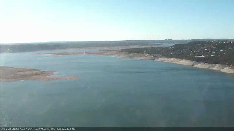 Lake Travis webcam, October 16, 2023 4:45 PM CT