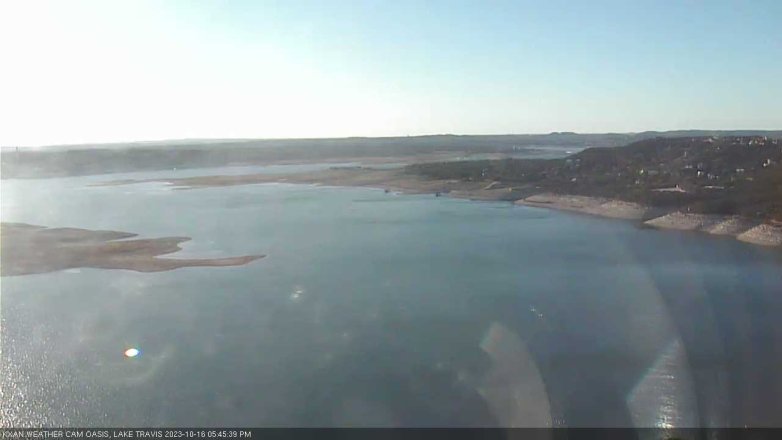 Lake Travis webcam, October 16, 2023 5:45 PM CT