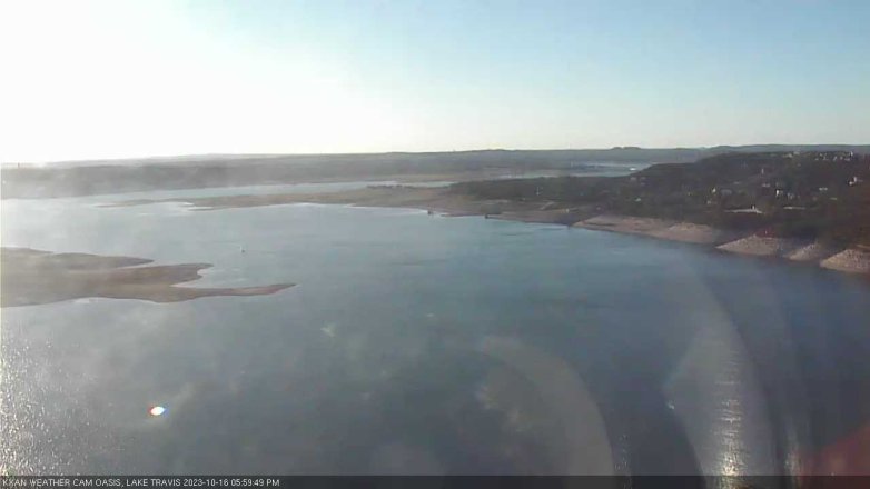 Lake Travis webcam, October 16, 2023 6:00 PM CT
