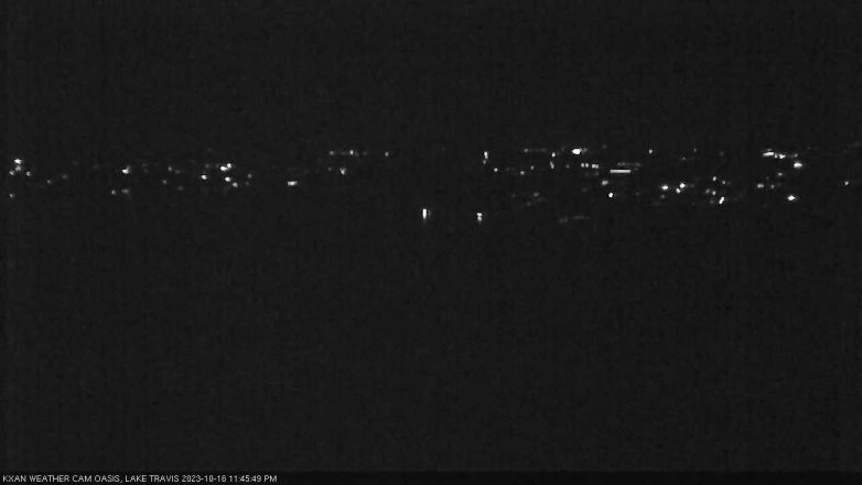 Lake Travis webcam, October 16, 2023 11:45 PM CT