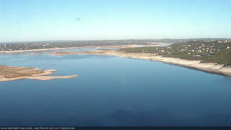 Lake Travis webcam, October 17, 2023 9:00 AM CT