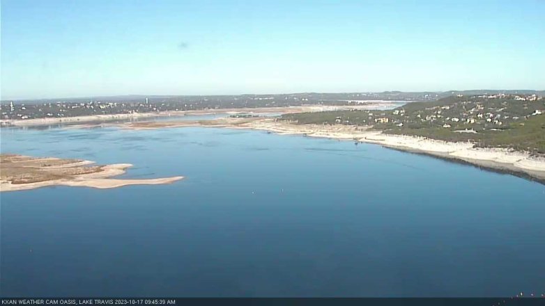 Lake Travis webcam, October 17, 2023 9:45 AM CT