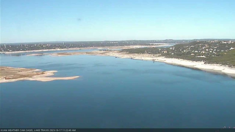 Lake Travis webcam, October 17, 2023 11:25 AM CT