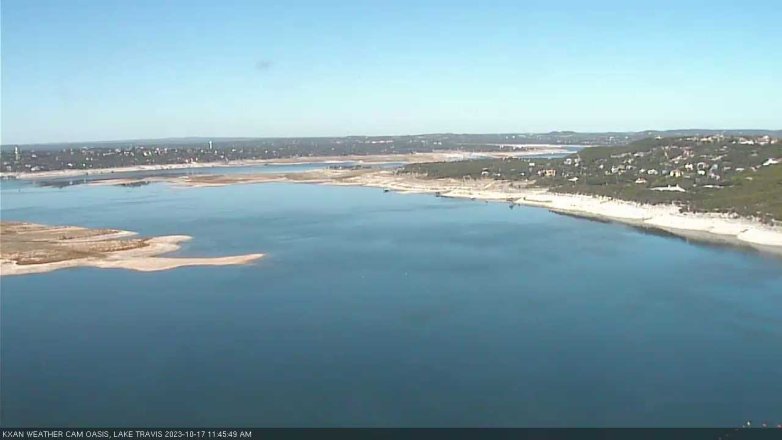 Lake Travis webcam, October 17, 2023 11:45 AM CT