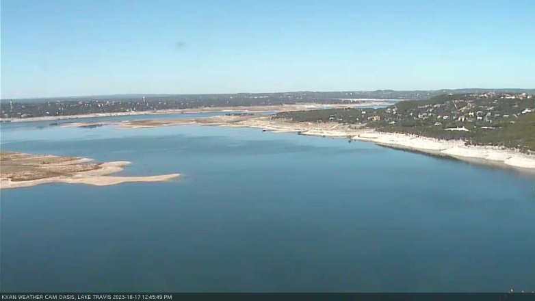 Lake Travis webcam, October 17, 2023 12:45 PM CT