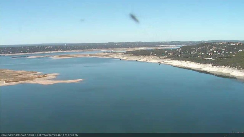 Lake Travis webcam, October 17, 2023 1:25 PM CT