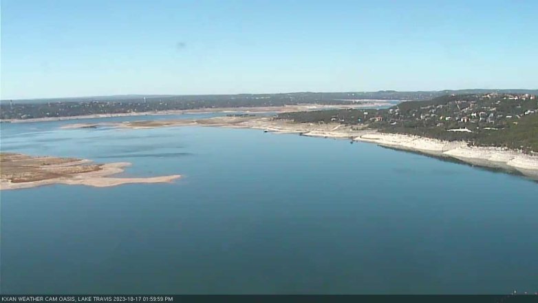 Lake Travis webcam, October 17, 2023 2:00 PM CT