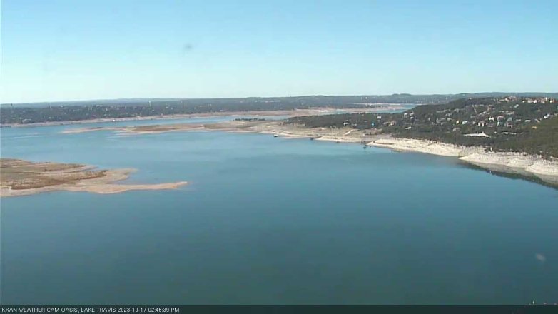 Lake Travis webcam, October 17, 2023 2:45 PM CT