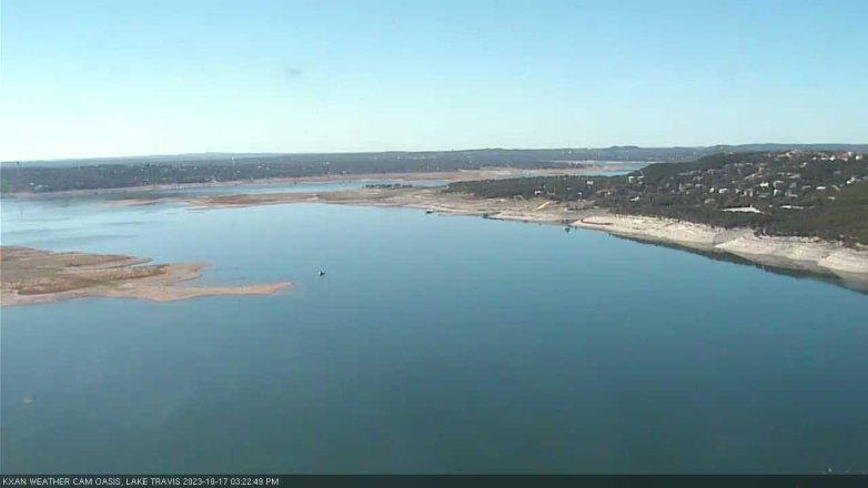 Lake Travis webcam, October 17, 2023 3:25 PM CT