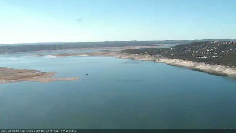 Lake Travis webcam, October 17, 2023 3:45 PM CT