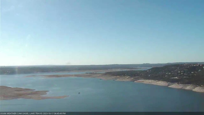 Lake Travis webcam, October 17, 2023 4:45 PM CT