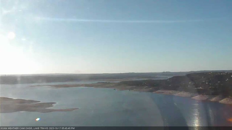 Lake Travis webcam, October 17, 2023 5:45 PM CT