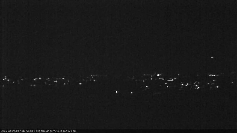 Lake Travis webcam, October 17, 2023 11:00 PM CT
