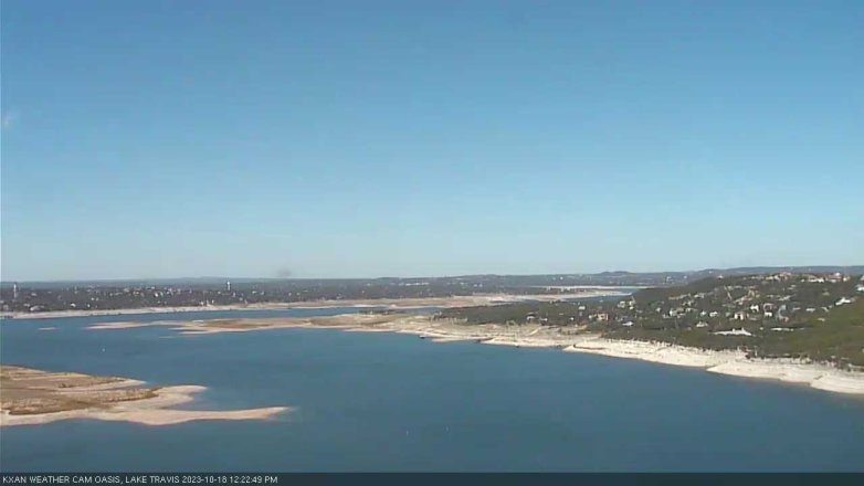 Lake Travis webcam, October 18, 2023 12:25 PM CT