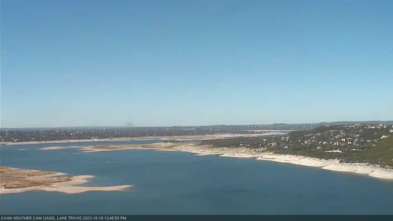 Lake Travis webcam, October 18, 2023 12:45 PM CT