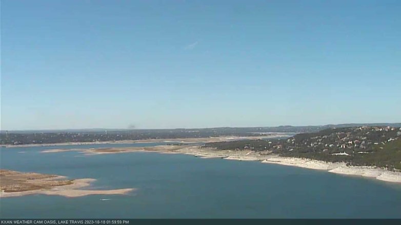 Lake Travis webcam, October 18, 2023 2:00 PM CT