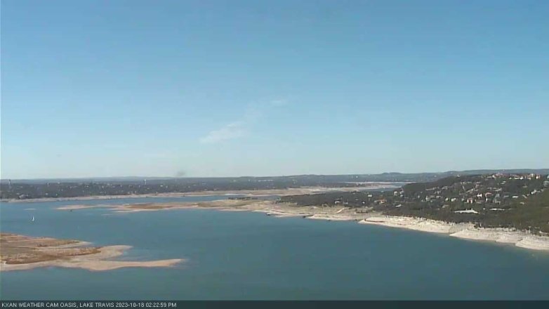 Lake Travis webcam, October 18, 2023 2:25 PM CT