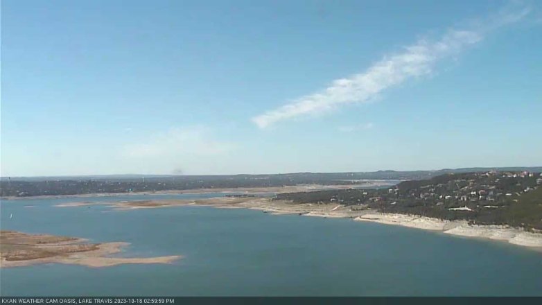 Lake Travis webcam, October 18, 2023 3:00 PM CT