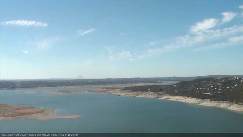 Lake Travis webcam, October 18, 2023 3:45 PM CT