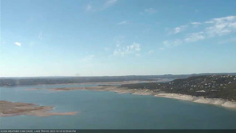 Lake Travis webcam, October 18, 2023 4:00 PM CT
