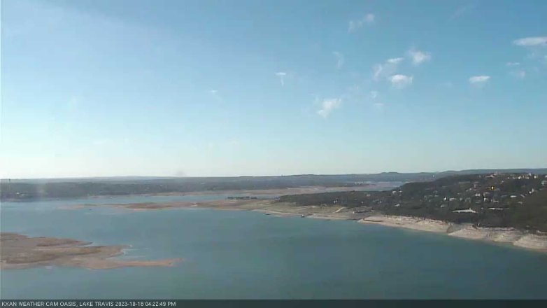 Lake Travis webcam, October 18, 2023 4:25 PM CT