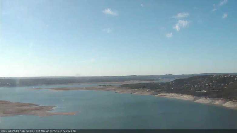 Lake Travis webcam, October 18, 2023 4:45 PM CT