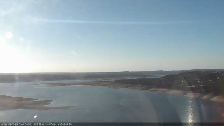 Lake Travis webcam, October 18, 2023 5:45 PM CT