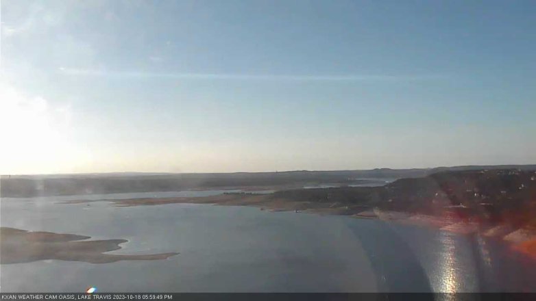 Lake Travis webcam, October 18, 2023 6:00 PM CT