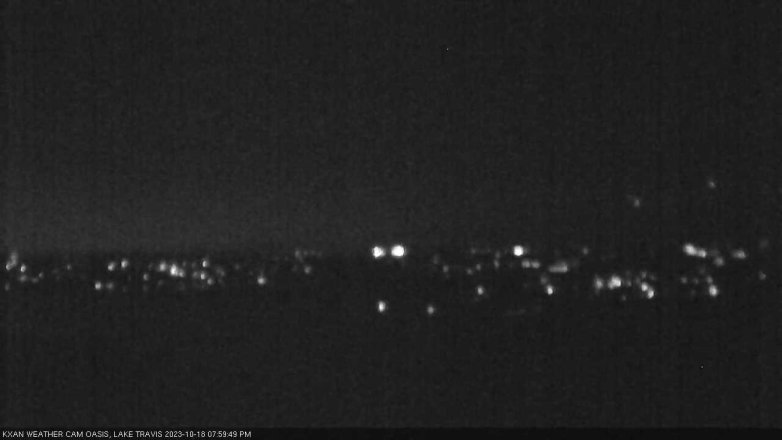 Lake Travis webcam, October 18, 2023 8:00 PM CT