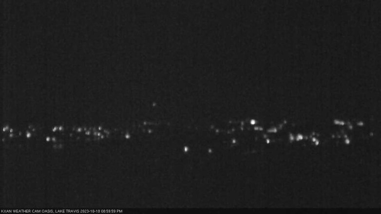 Lake Travis webcam, October 18, 2023 9:00 PM CT