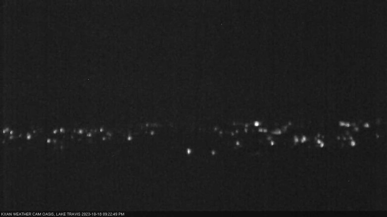 Lake Travis webcam, October 18, 2023 9:25 PM CT