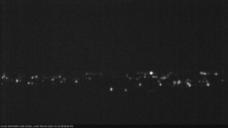 Lake Travis webcam, October 18, 2023 10:00 PM CT